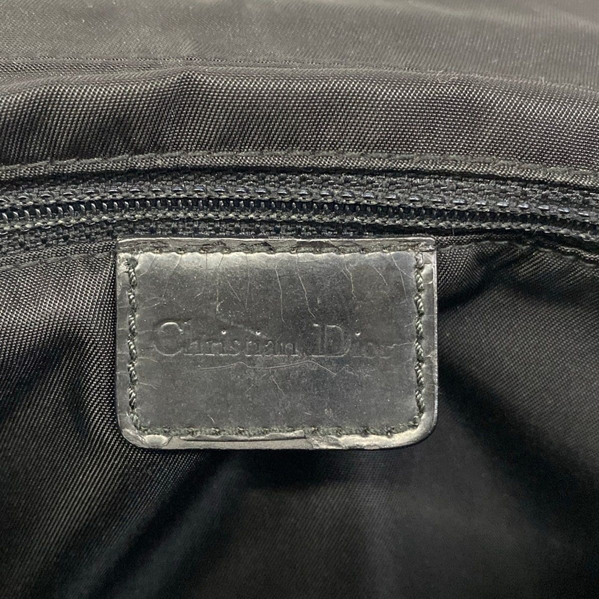 Dior Shoulder Bag Malice Pearl Black Embossed Leather — view 8