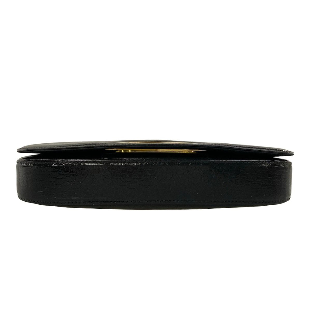 Dior Shoulder Bag Malice Pearl Black Embossed Leather — view 5