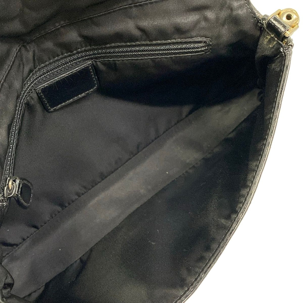 Dior Shoulder Bag Malice Pearl Black Embossed Leather — view 7