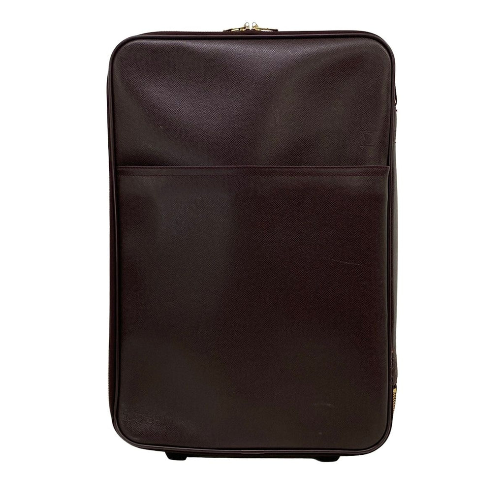 Louis Vuitton Travel Bag Taiga Pegase 60 Acajou Leather