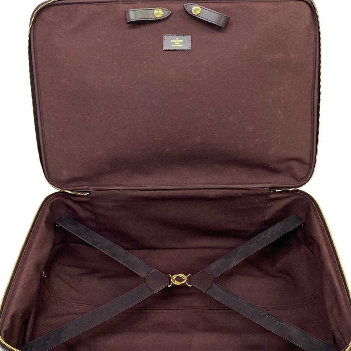 Louis Vuitton Travel Bag Taiga Pegase 60 Acajou Leather — view 7