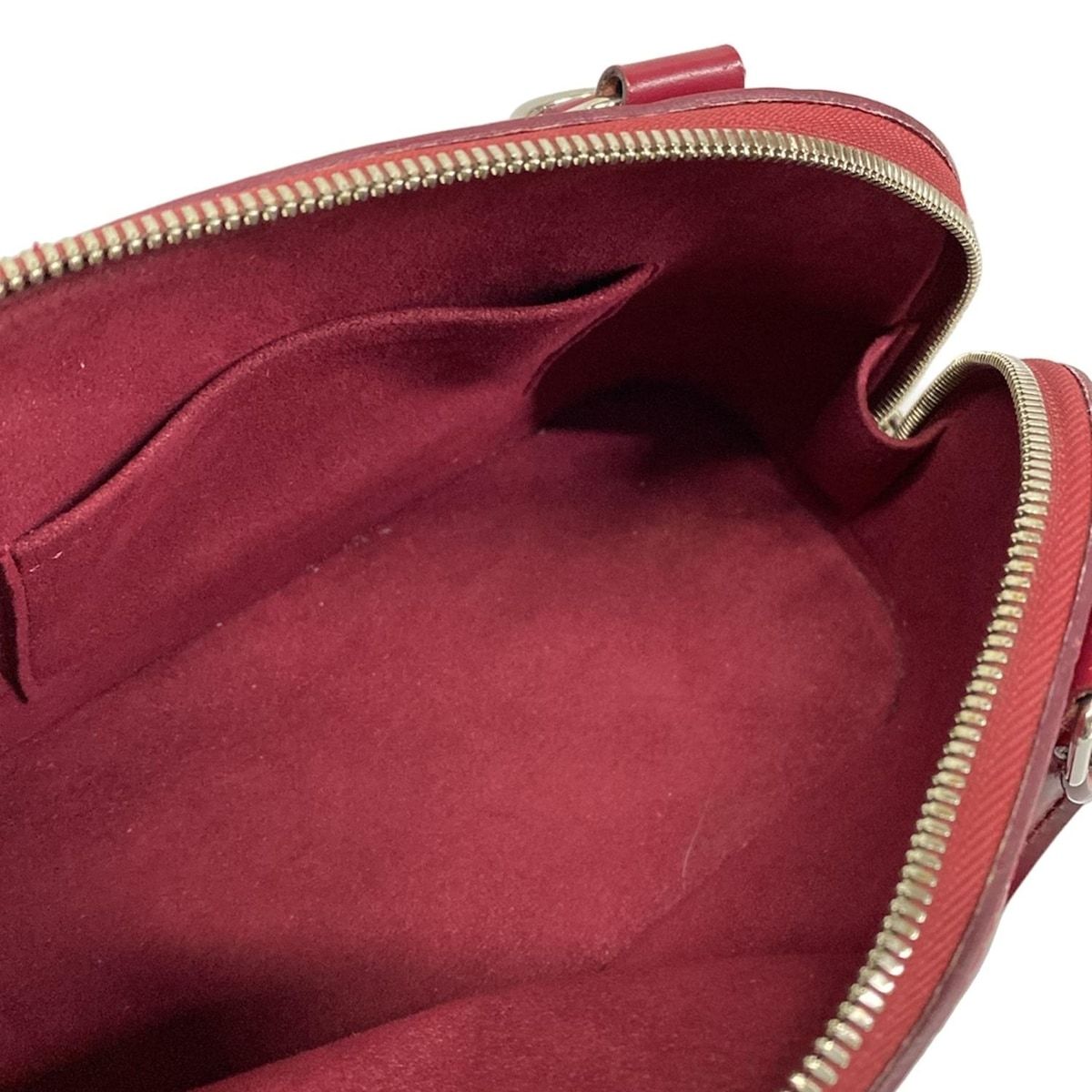 Louis Vuitton Handbag Epi Alma BB Fuchsia Leather — view 7