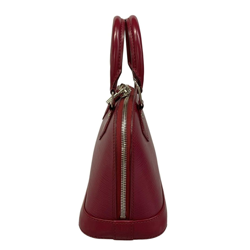 Louis Vuitton Handbag Epi Alma BB Fuchsia Leather — view 4