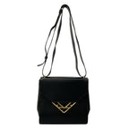 Bottega Veneta Shoulder Bag the Clip Black Leather