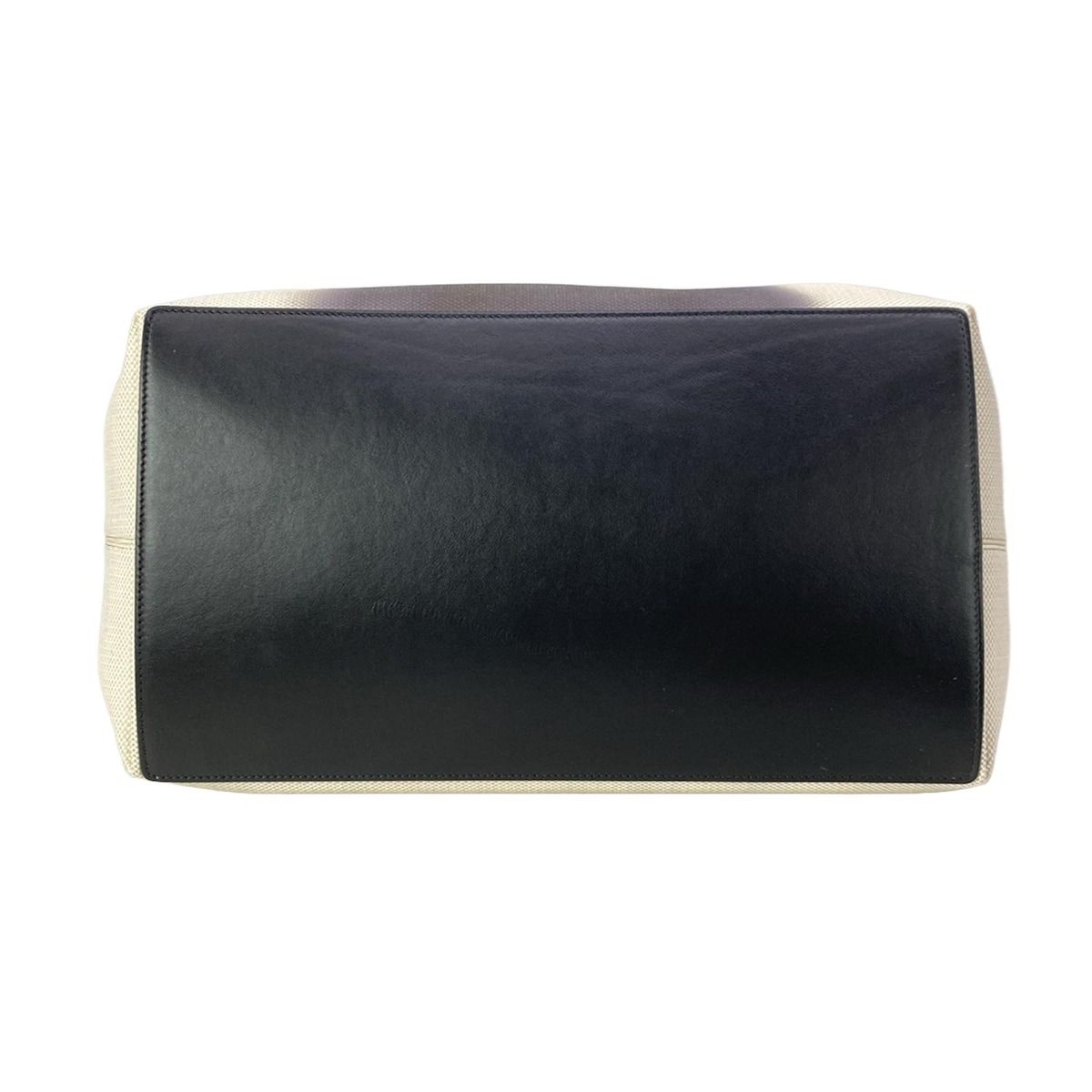 Dior Tote Bag Toujours Ivory Black Leather — view 5
