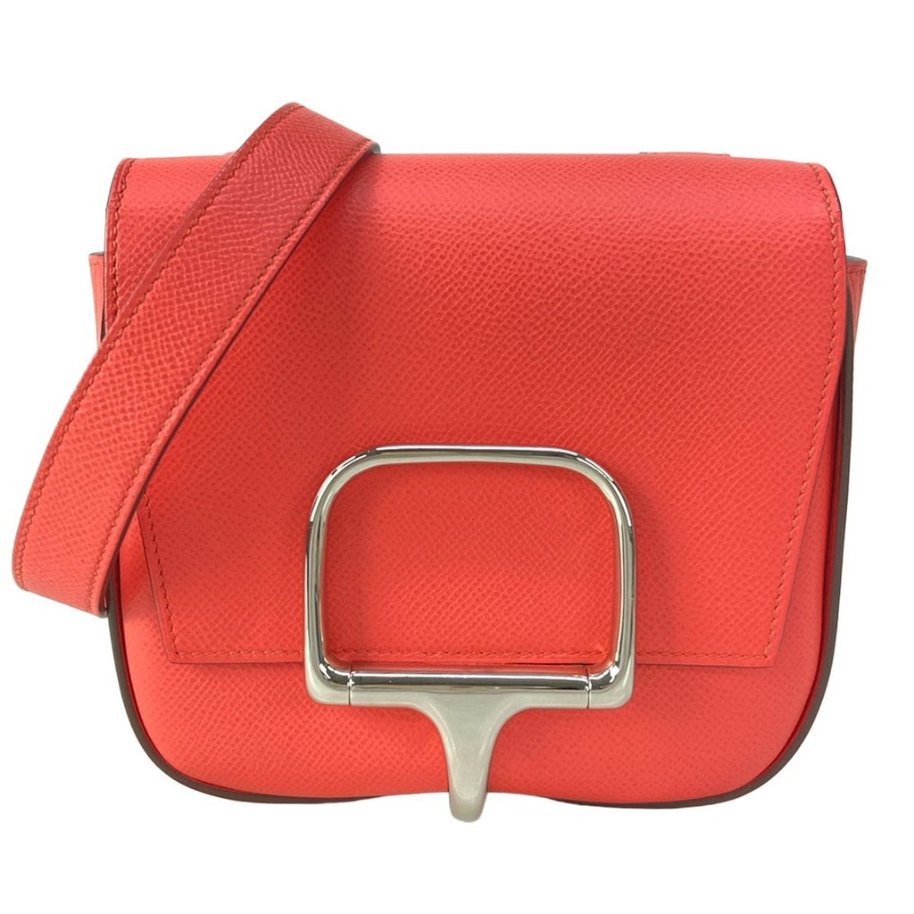 Hermes Shoulder Bag Della Cavalleria Rose Jaipur Silver