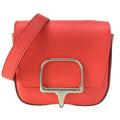 Hermes Shoulder Bag Della Cavalleria Rose Jaipur Silver