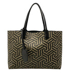 Gucci Tote Bag GG Carre Ido Beige Leather