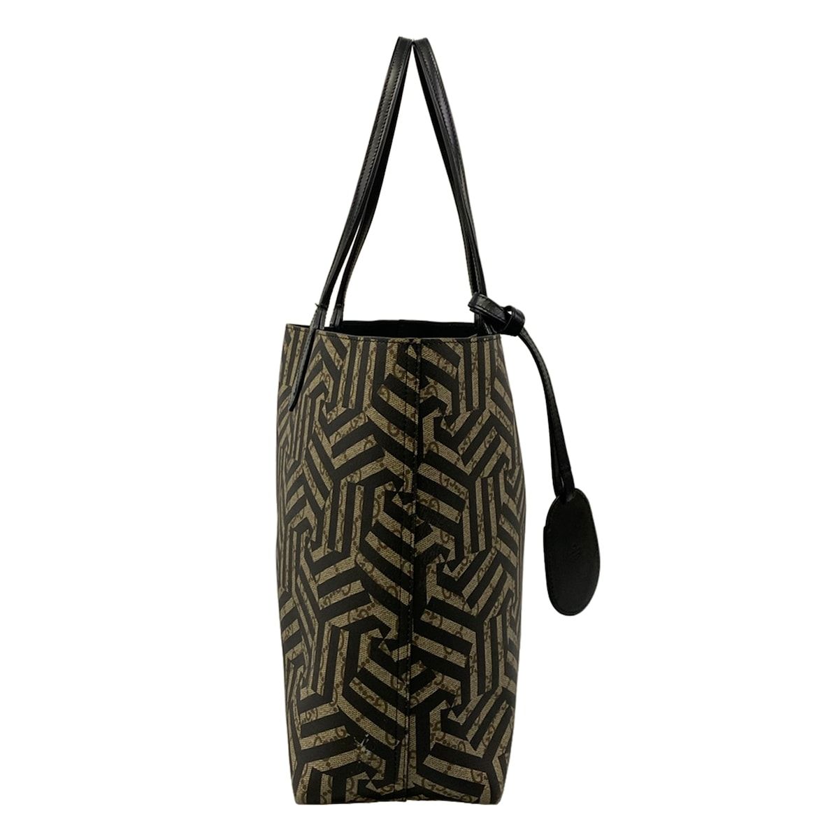 Gucci Tote Bag GG Carre Ido Beige Leather — view 2