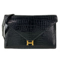 Hermes Shoulder Bag Liddy Black Gold