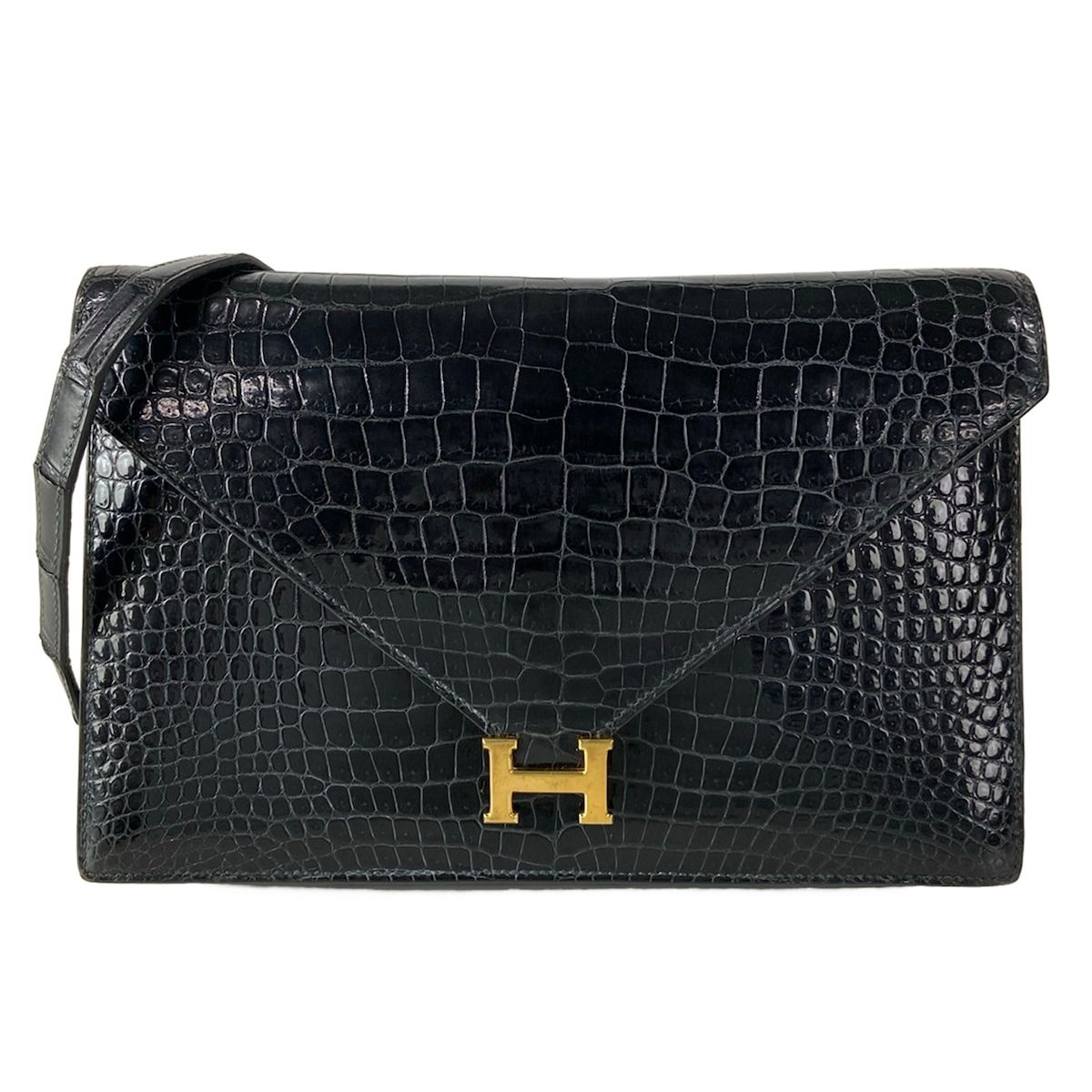 Hermes Shoulder Bag Liddy Black Gold