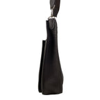 Hermes Shoulder Bag Evelyne MM Dark Brown Silver — view 2