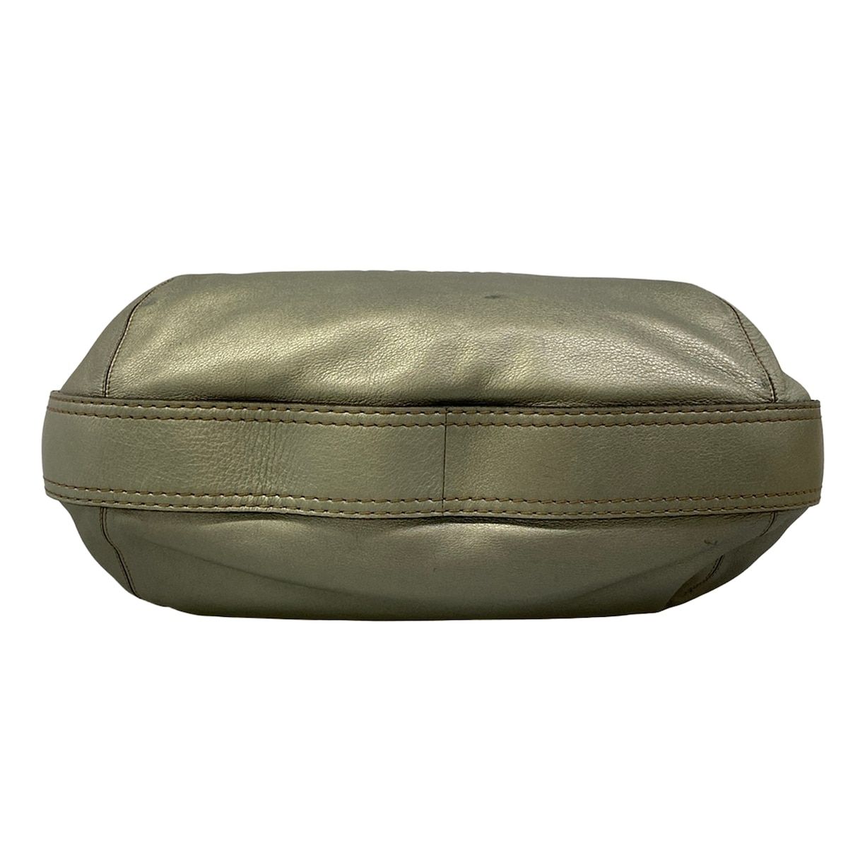 Loewe Handbag Metallic Gray Leather — view 5