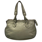 Loewe Handbag Metallic Gray Leather — view 3