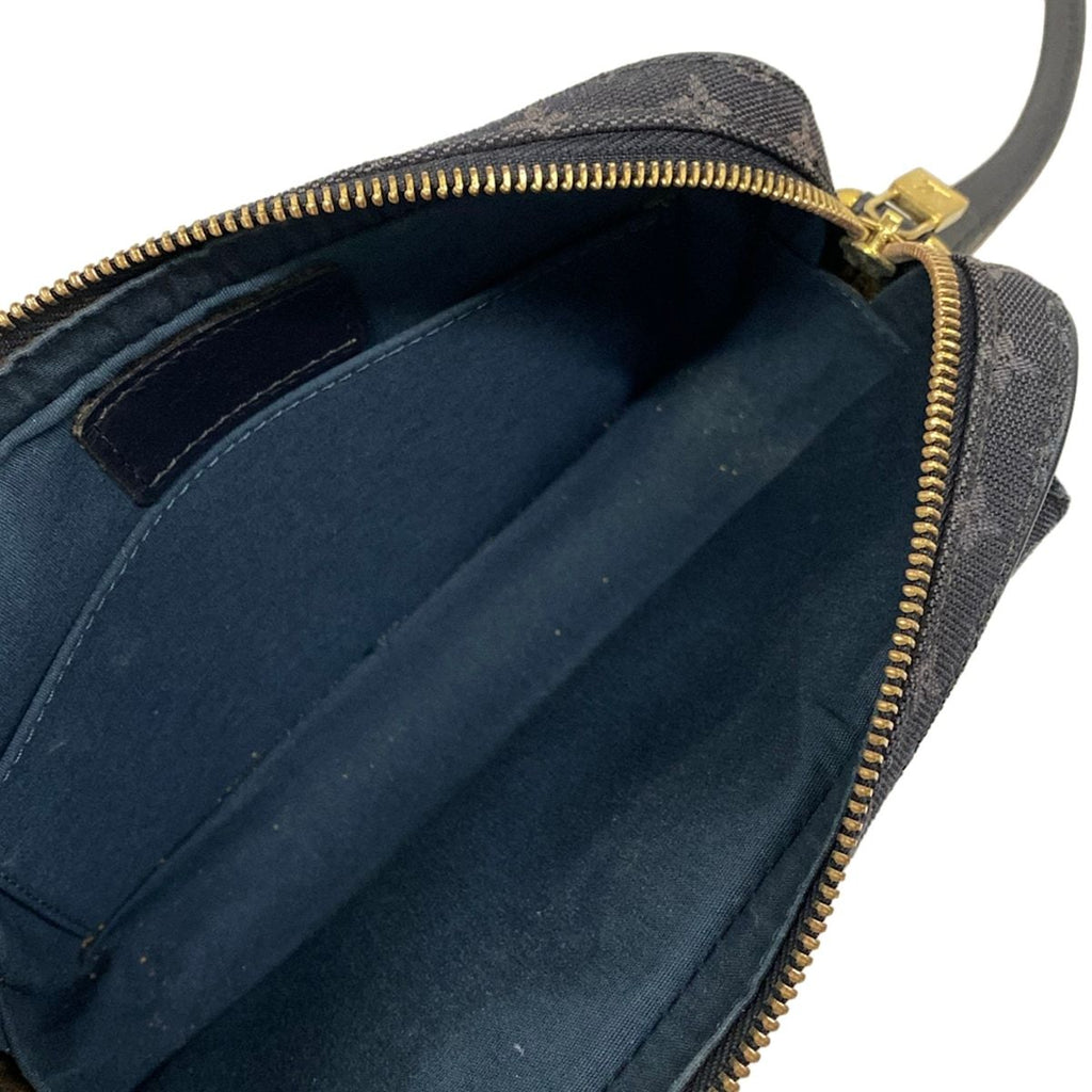 Louis Vuitton Shoulder Bag Monogram Mini Juliette MM Blue Leather — view 7