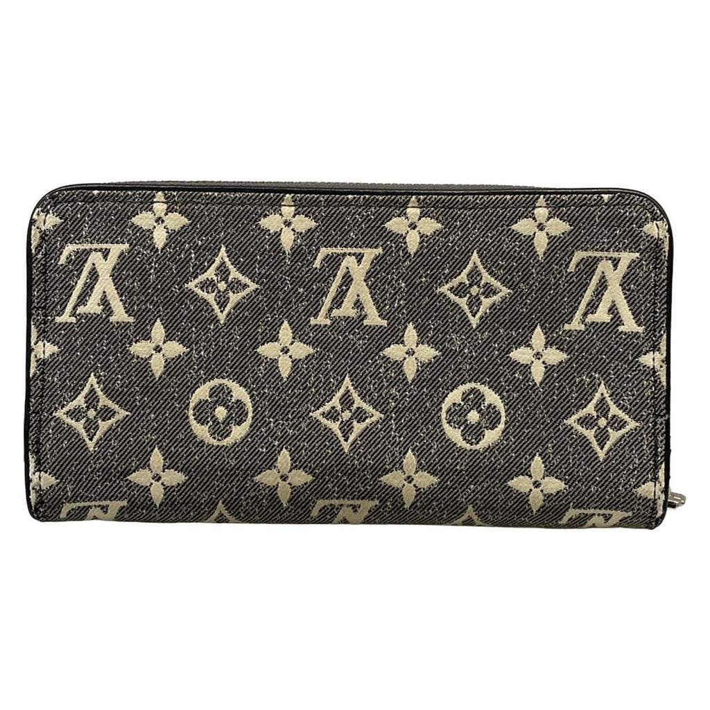 Louis Vuitton Wallet Monogram Jacquard Denim Zippy Gray — view 2