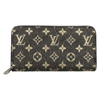 Louis Vuitton Wallet Monogram Jacquard Denim Zippy Gray