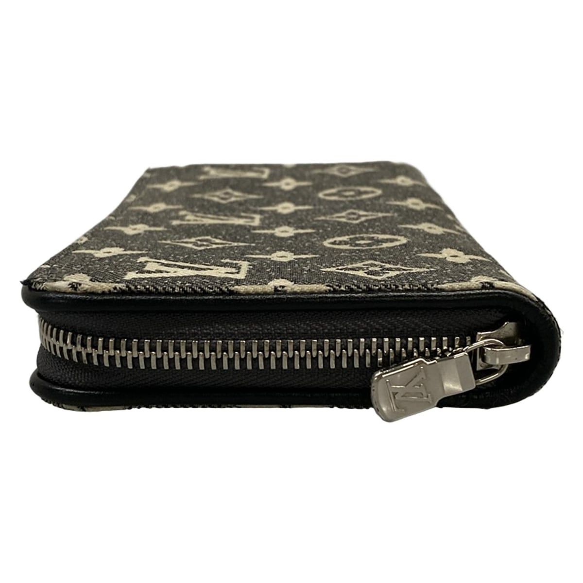 Louis Vuitton Wallet Monogram Jacquard Denim Zippy Gray — view 8