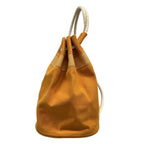 Hermes Shoulder Bag Sac Marine Recif Canvas Orange Ivory Silver — view 4