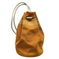 Hermes Shoulder Bag Sac Marine Recif Canvas Orange Ivory Silver
