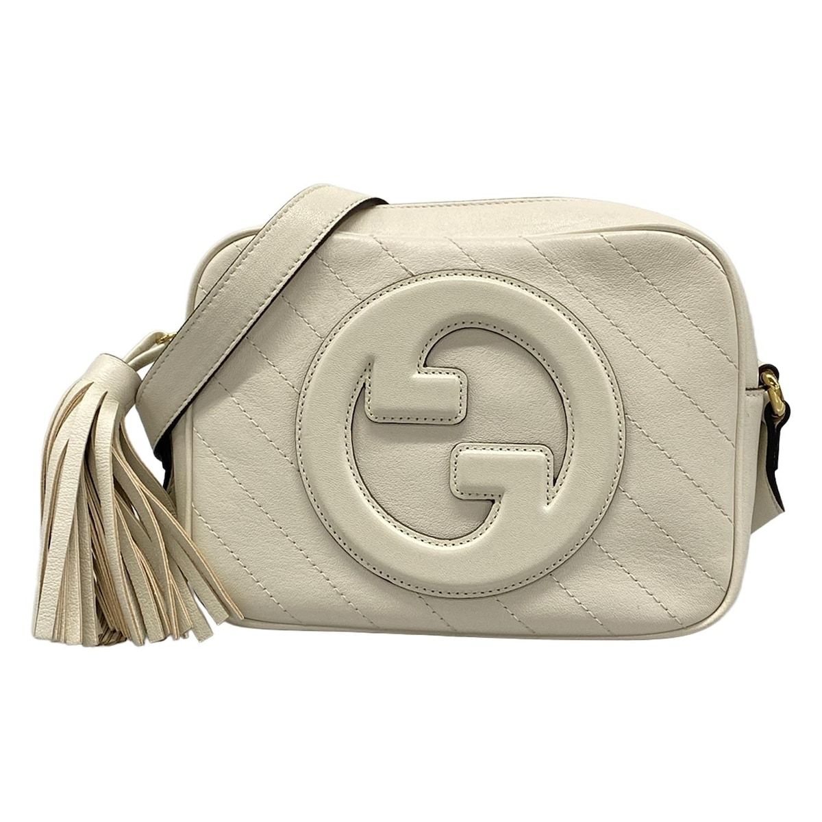 Gucci Shoulder Bag Blondie Ivory Leather