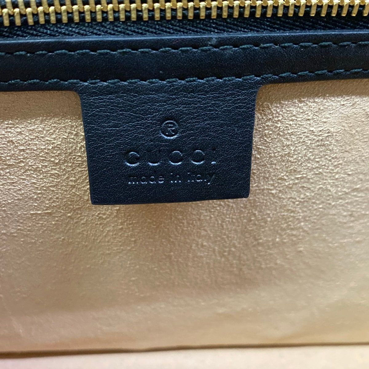 Gucci Shoulder Bag Sylvie Small Dark Brown Black Multi Leather — view 8