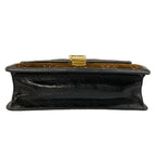 Gucci Shoulder Bag Sylvie Small Dark Brown Black Multi Leather — view 5