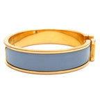 Hermes Bangle Clic H Gold Gray Bracelet — view 2