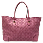 Gucci Tote Bag Guccissima Lineheartbit Pink Leather — view 3