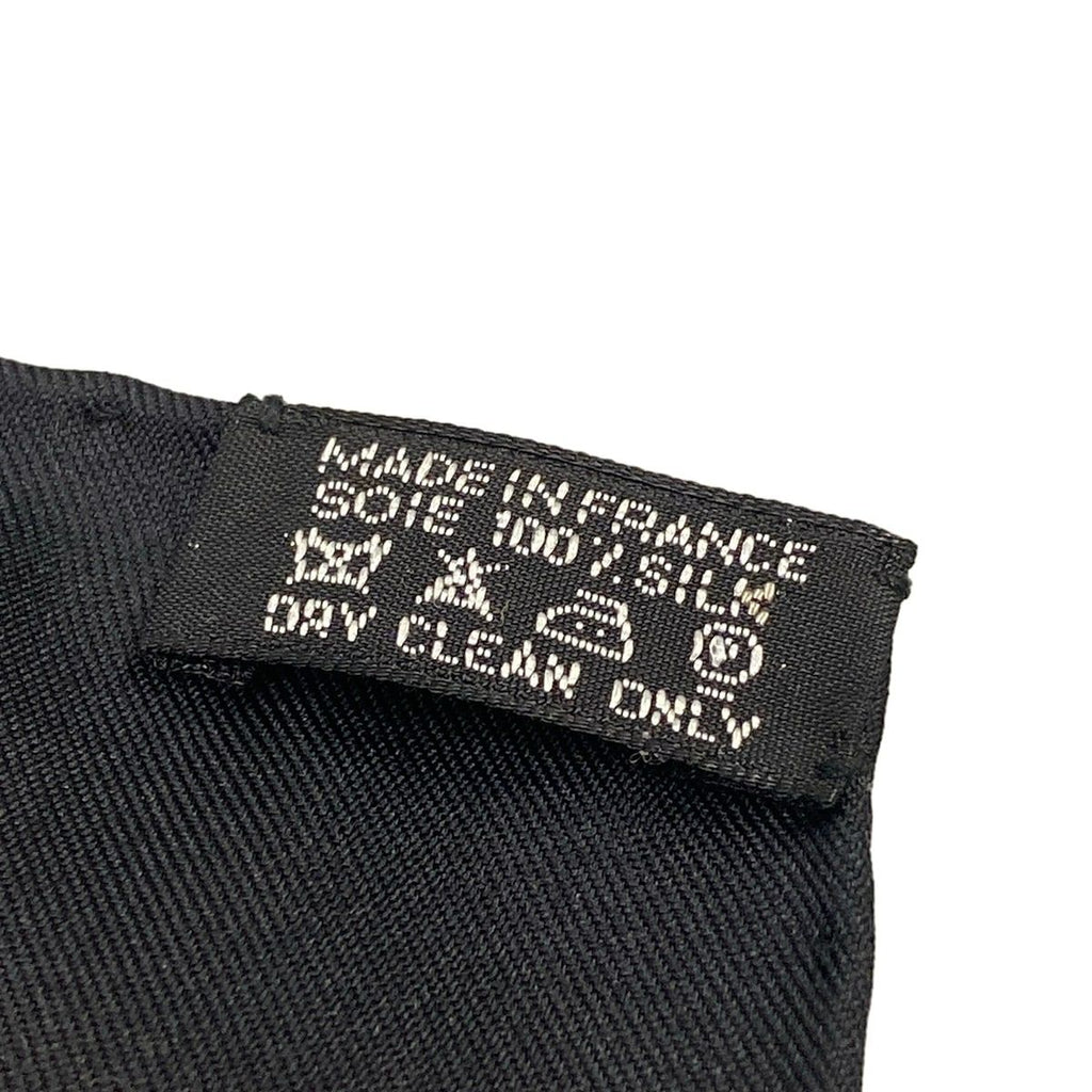 Hermes Scarf Carre 90 Black Brown Multi Ballerina — view 3