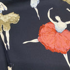 Hermes Scarf Carre 90 Black Brown Multi Ballerina — view 4