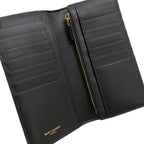 Saint Laurent Paris Wallet Black Embossed Leather — view 3