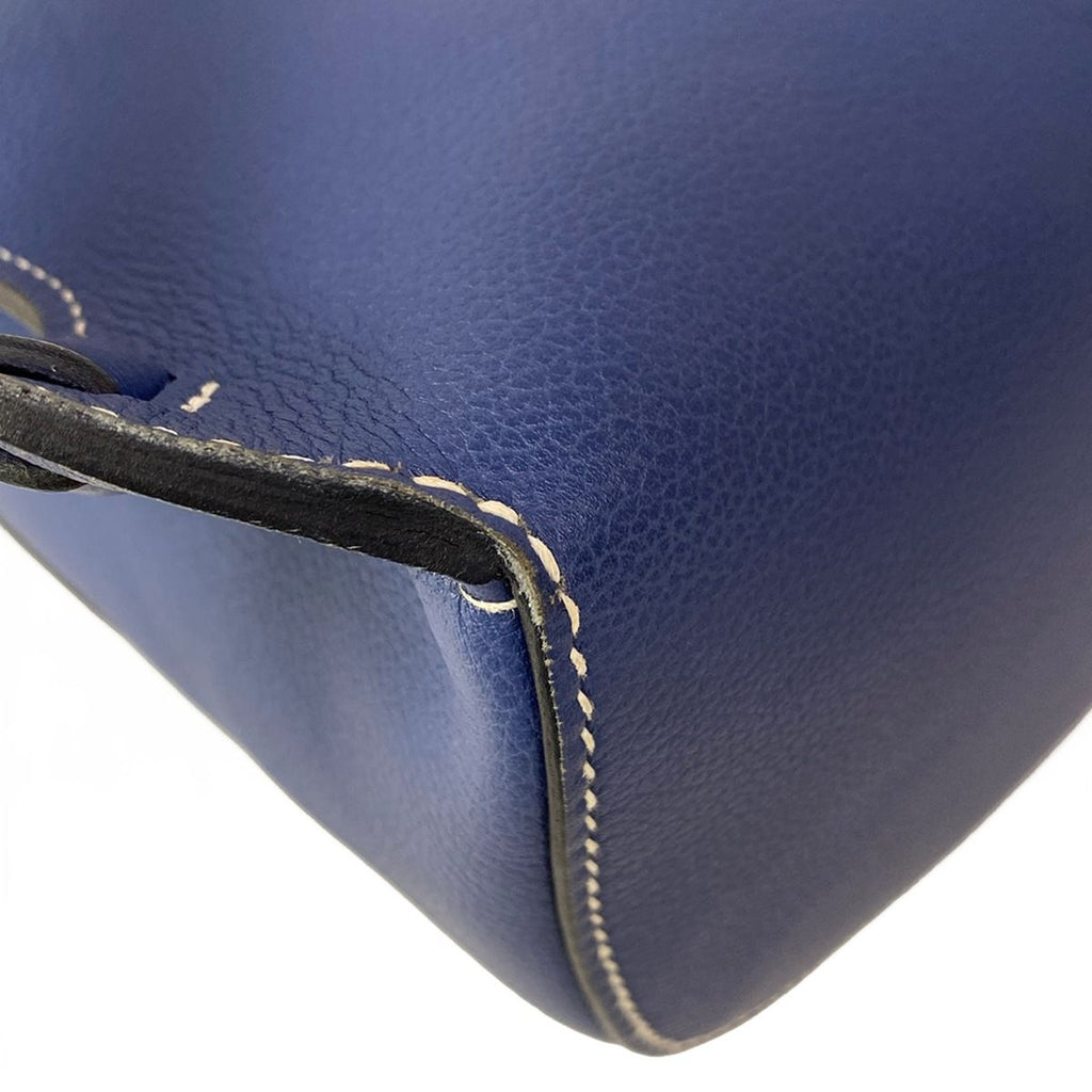 Hermes Backpack a Dos Blue Brighton Silver — view 8