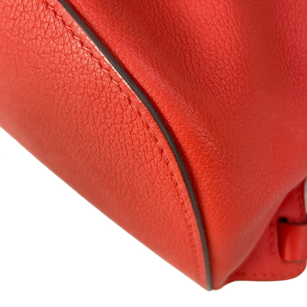 Hermes Backpack a Dos Rouge Pivoine Silver — view 7