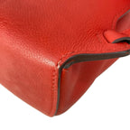 Hermes Backpack a Dos Rouge Pivoine Silver — view 8