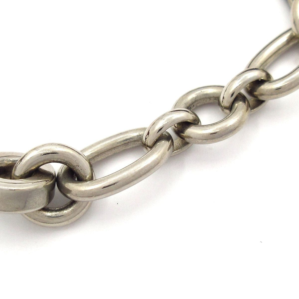 Hermes Bracelet Etelier Leather Dark Brown Silver — view 6