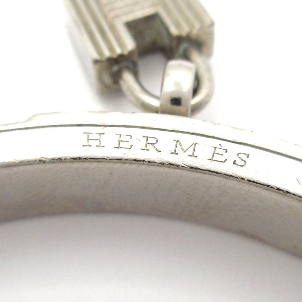 Hermes Bangle Kelly Silver Dark Purple Bracelet — view 4