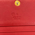 Gucci Bifold Wallet GG Blooms Navy Ivory Blue — view 5
