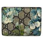 Gucci Bifold Wallet GG Blooms Navy Ivory Blue