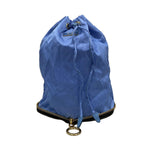 Prada Pouch Light Blue Black Drawstring Foldable Leather — view 6