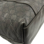 Gucci Handbag Guccissima Line Interlocking G Dark Brown Leather — view 6
