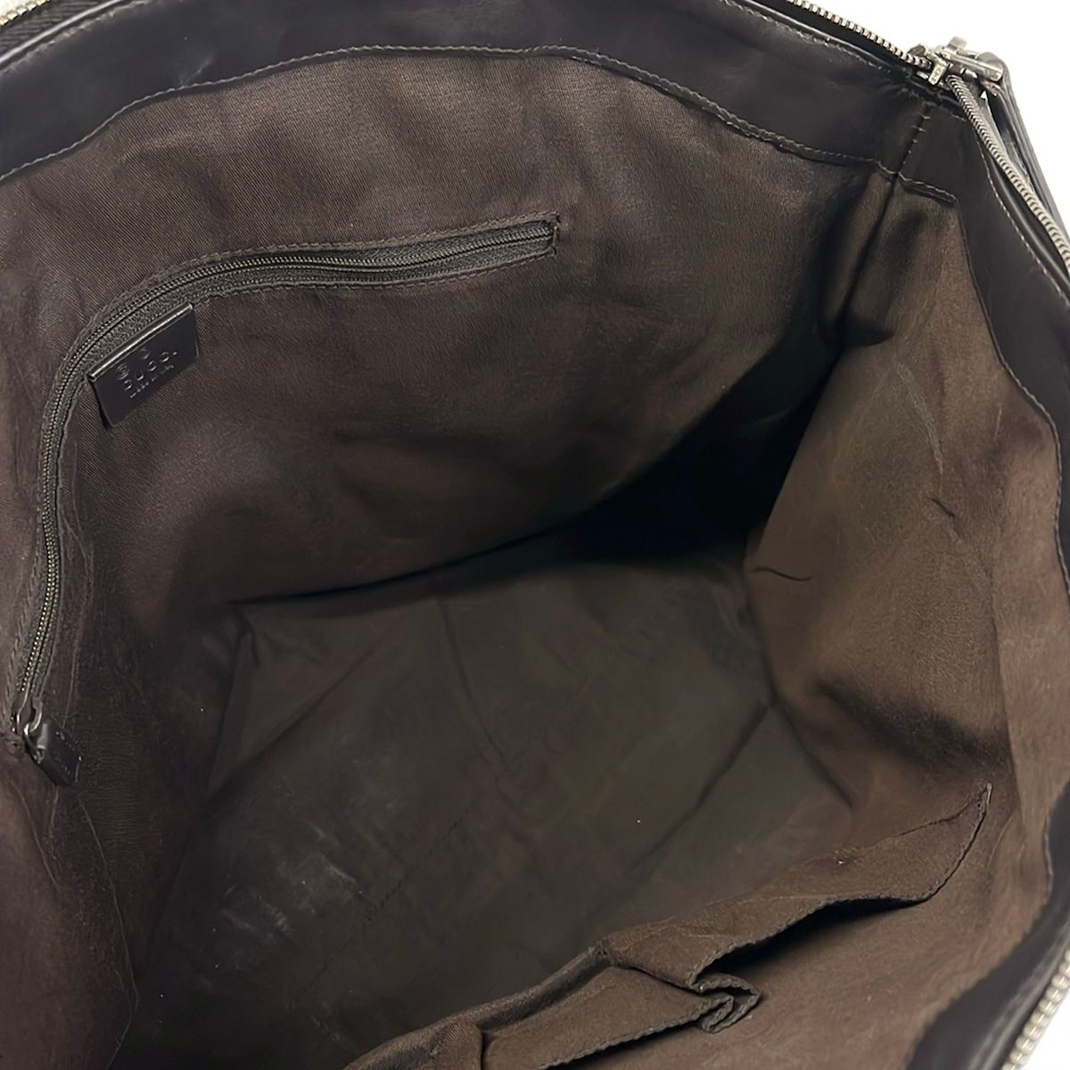 Gucci Handbag Guccissima Line Interlocking G Dark Brown Leather — view 7