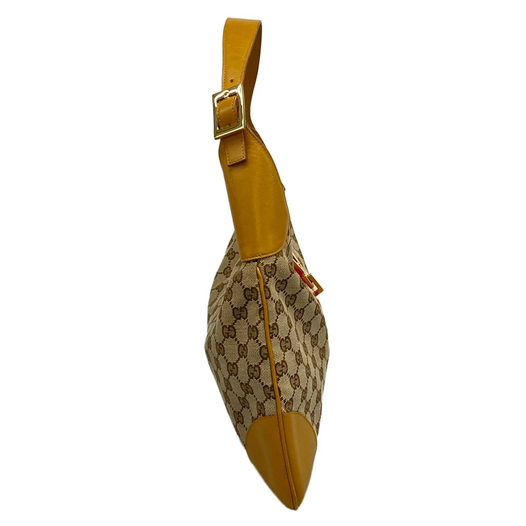 Gucci Shoulder Bag Kandinsky Dark Brown Beige Red Leather — view 2