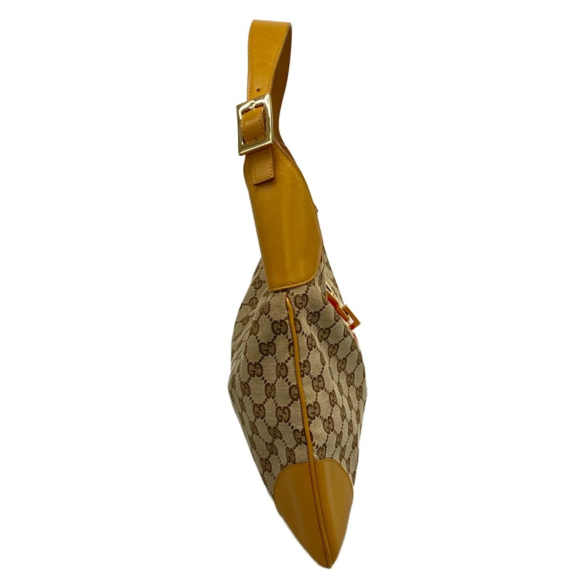 Gucci Shoulder Bag Kandinsky Dark Brown Beige Red Leather — view 2