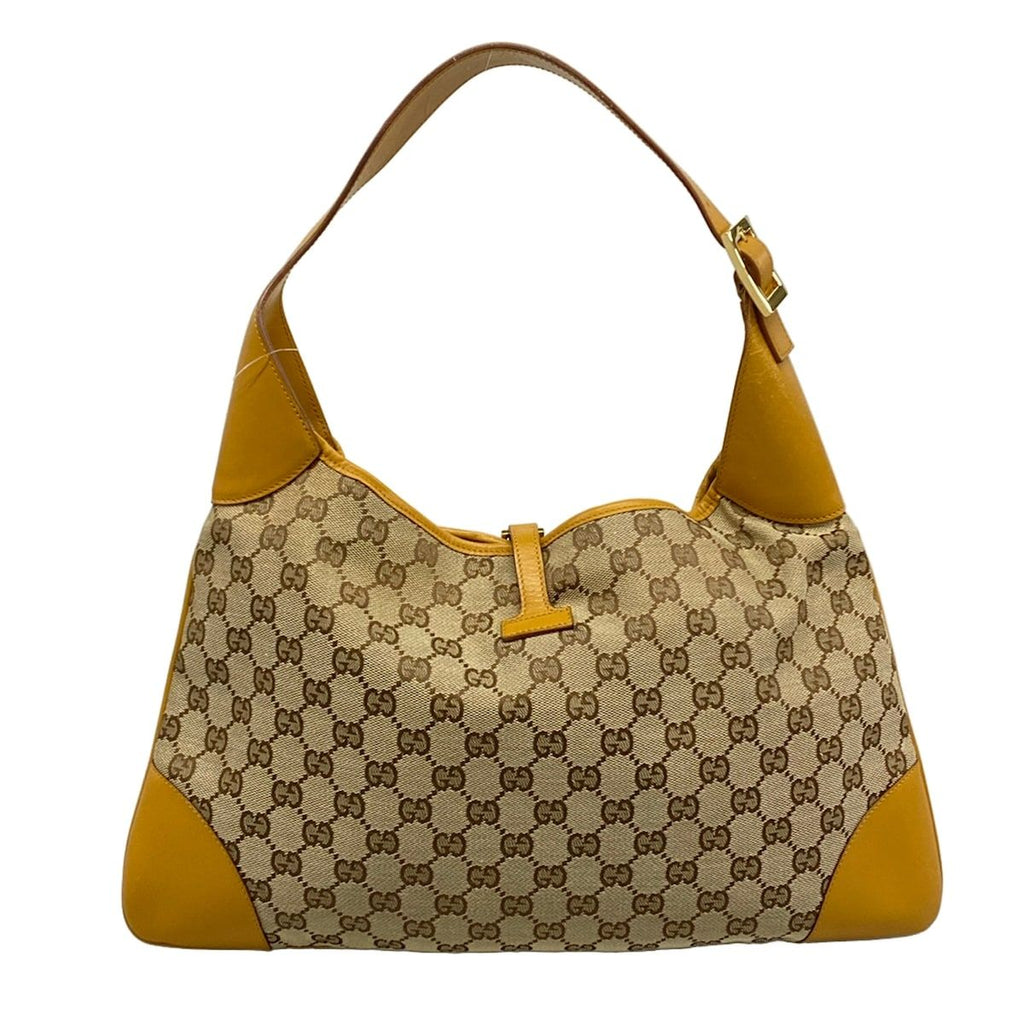 Gucci Shoulder Bag Kandinsky Dark Brown Beige Red Leather — view 3