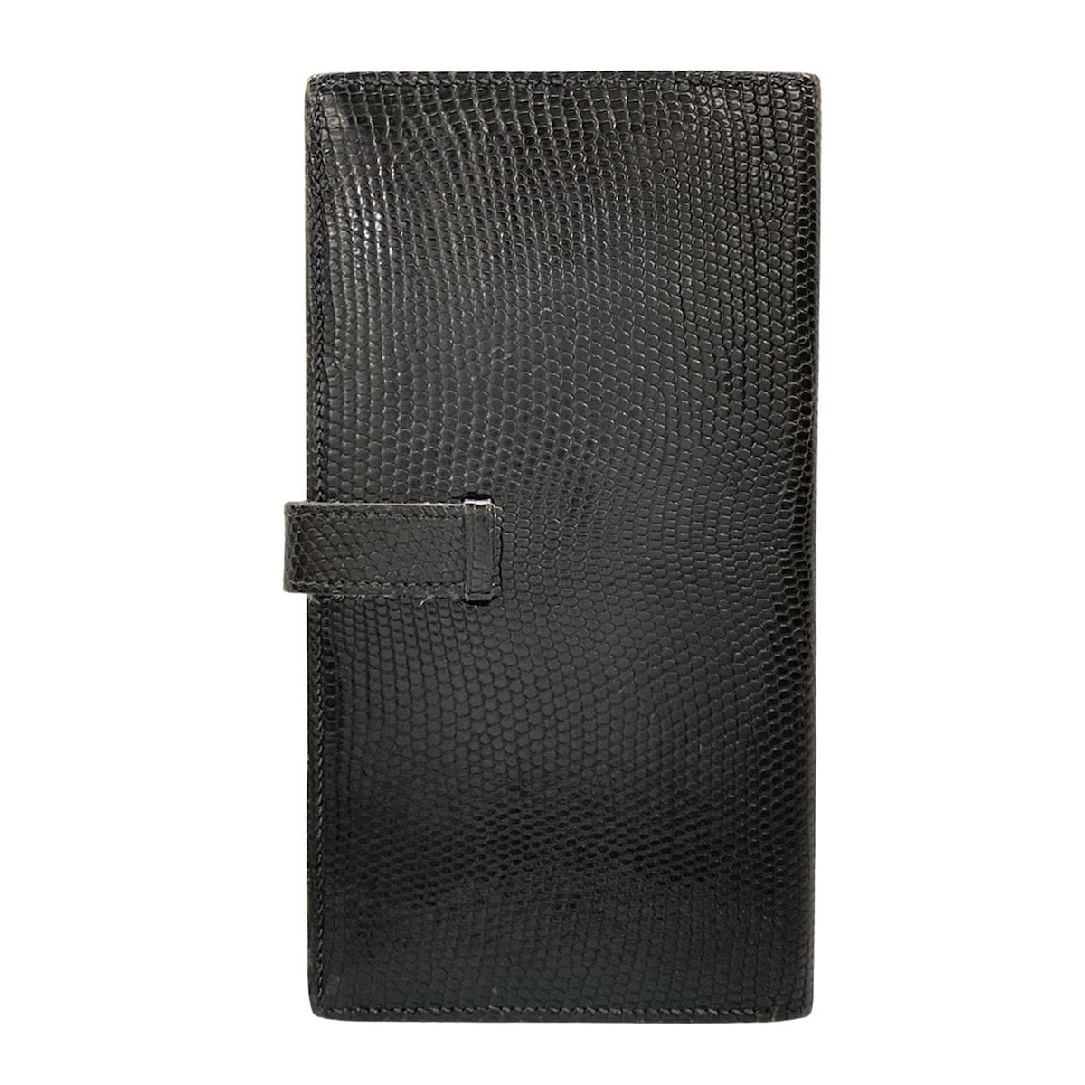 Hermes Wallet Bearn Soufflet Black Silver — view 2