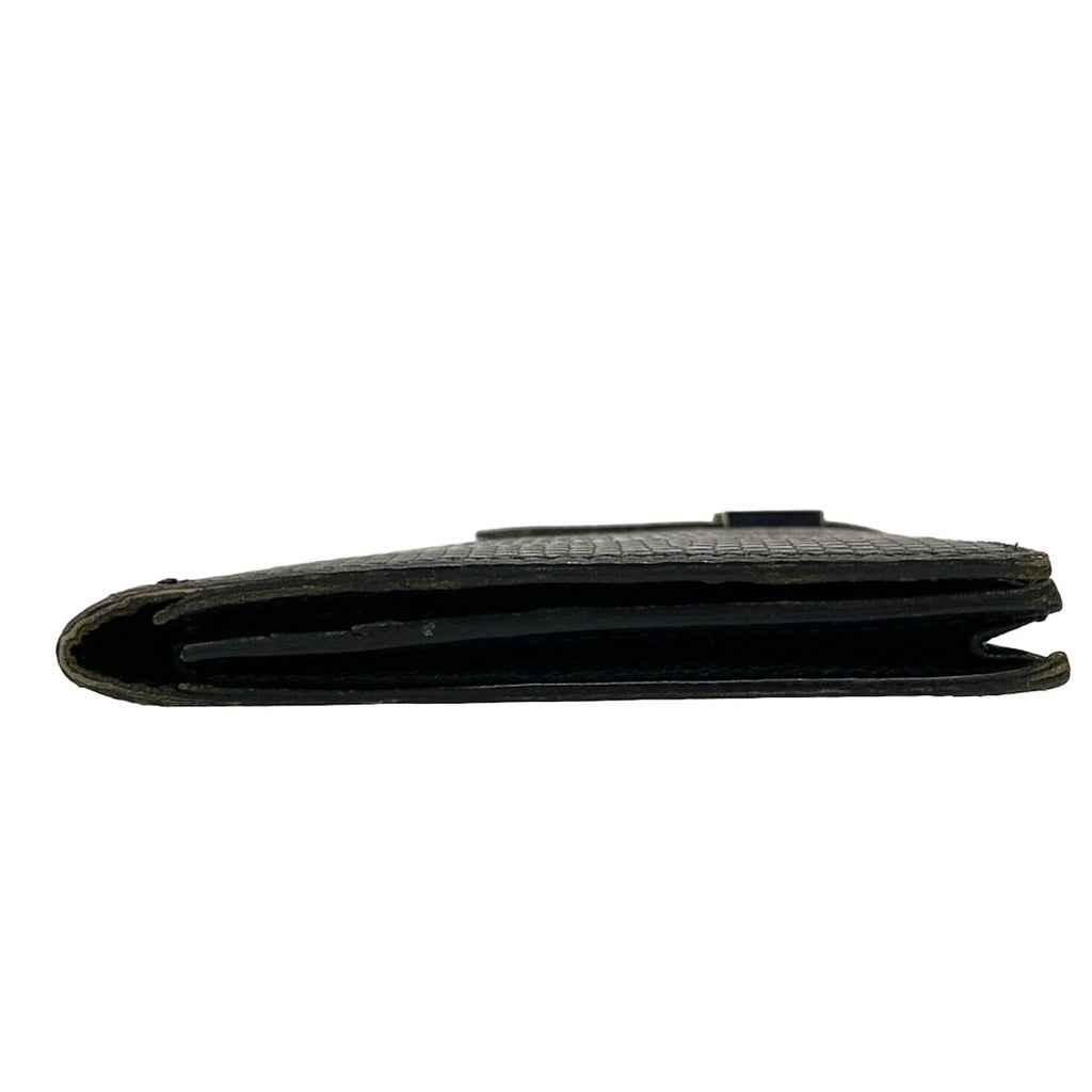 Hermes Wallet Bearn Soufflet Black Silver — view 8
