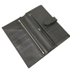 Hermes Wallet Bearn Soufflet Black Silver — view 3
