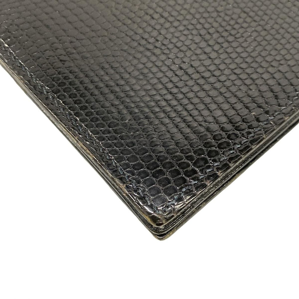 Hermes Wallet Bearn Soufflet Black Silver — view 6
