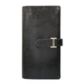 Hermes Wallet Bearn Soufflet Black Silver